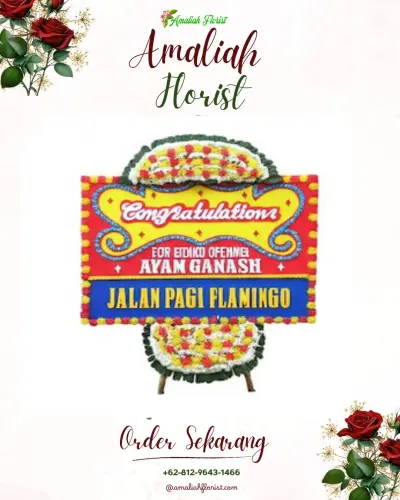 Bunga Papan Congratulation di Kenalan